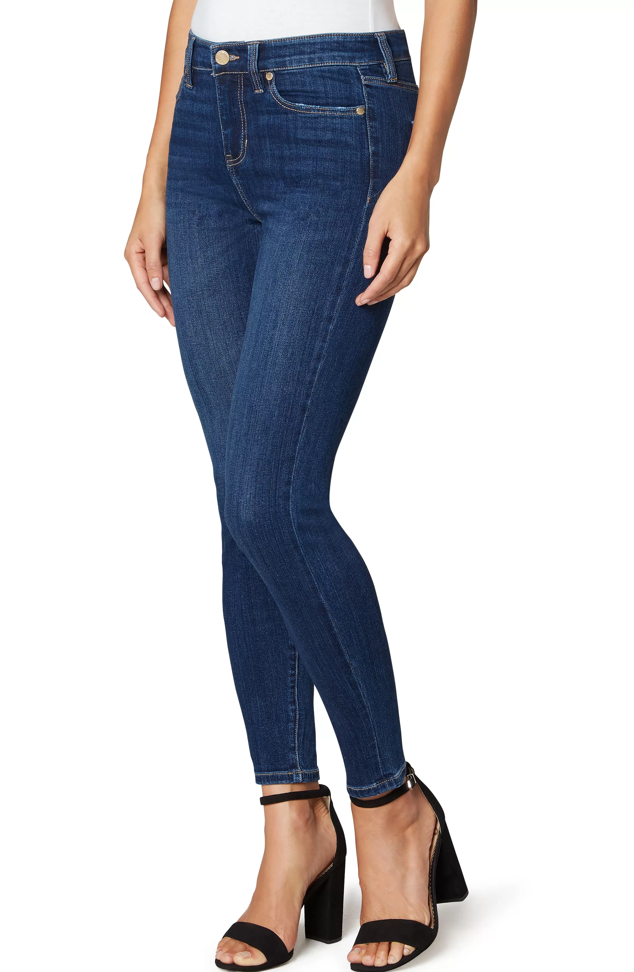 ABBY ANKLE SKINNY HIGH PERFORMANCE ECO DENIM*Liverpool Los Angeles Outlet