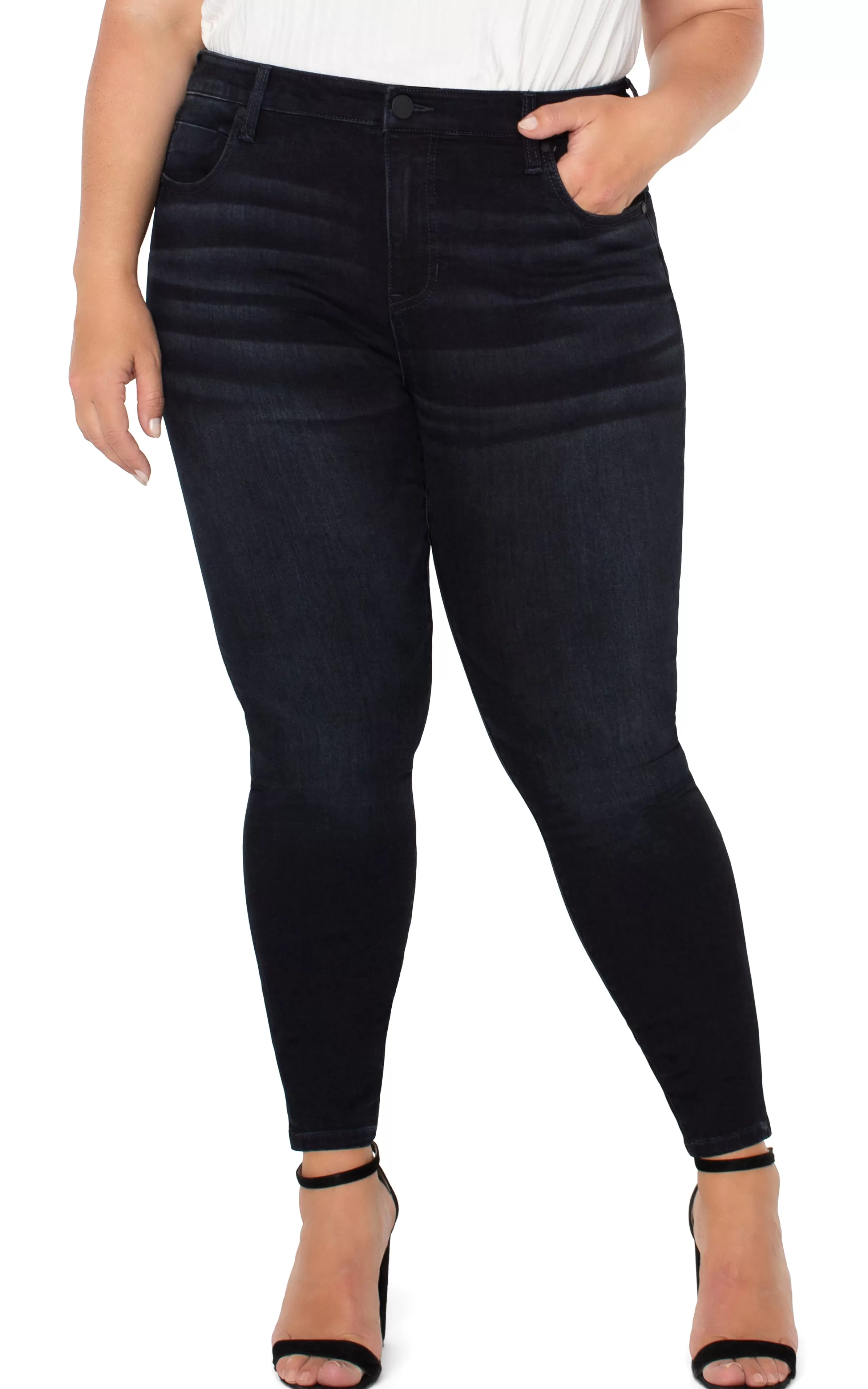 ABBY HI-RISE ANKLE SKINNY*Liverpool Los Angeles Outlet