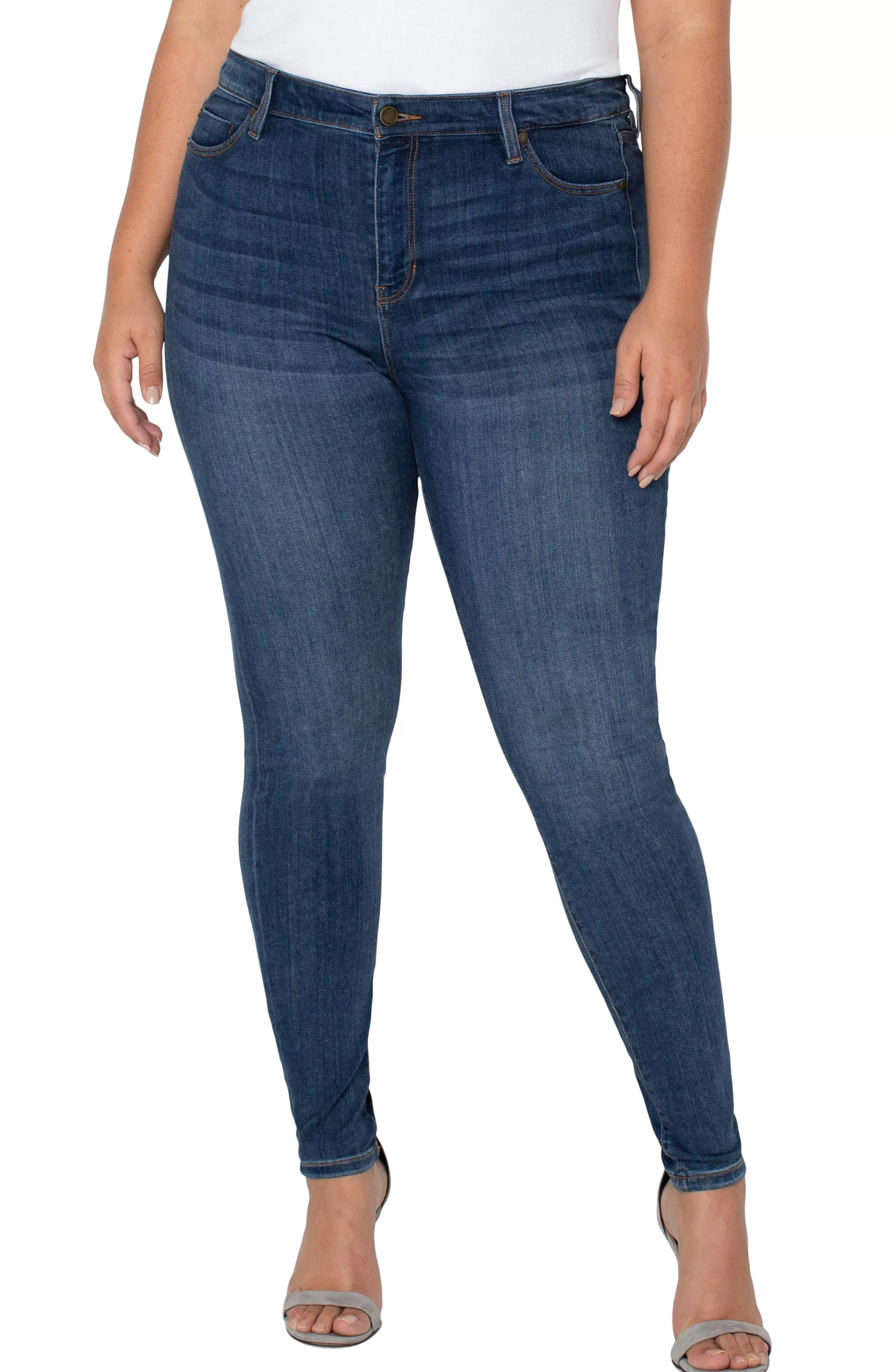 ABBY SKINNY HIGH PERFORMANCE DENIM*Liverpool Los Angeles Cheap