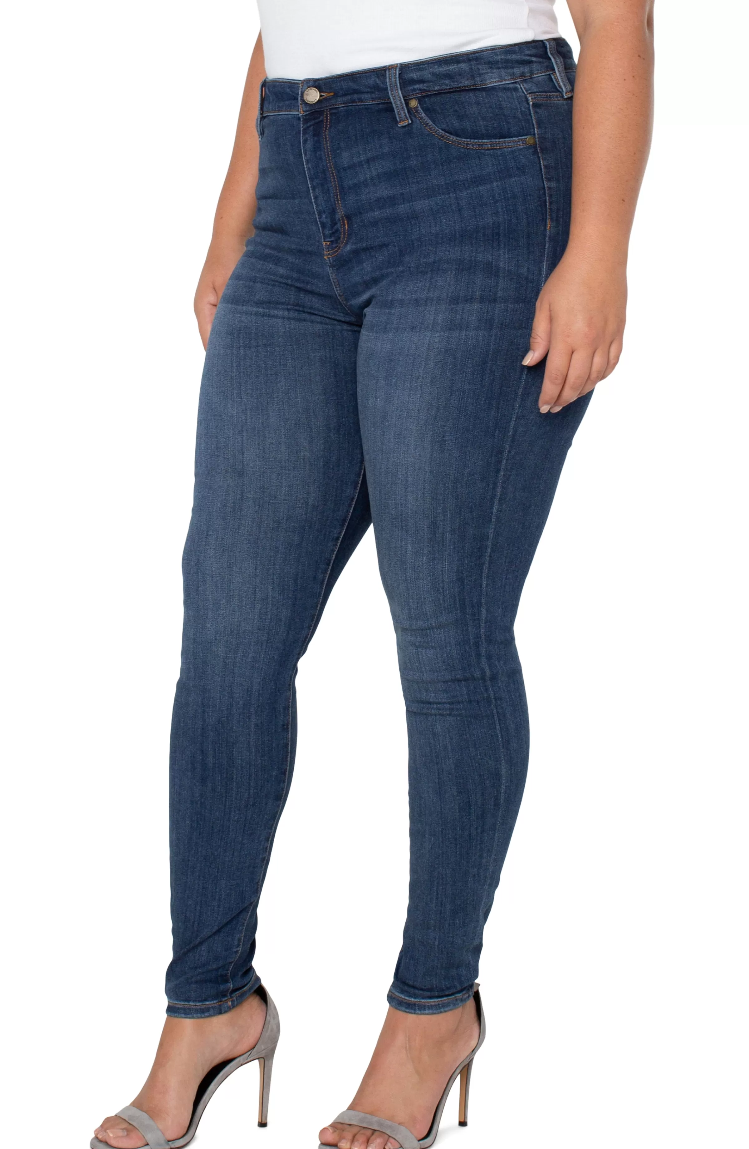 ABBY SKINNY HIGH PERFORMANCE DENIM*Liverpool Los Angeles Cheap