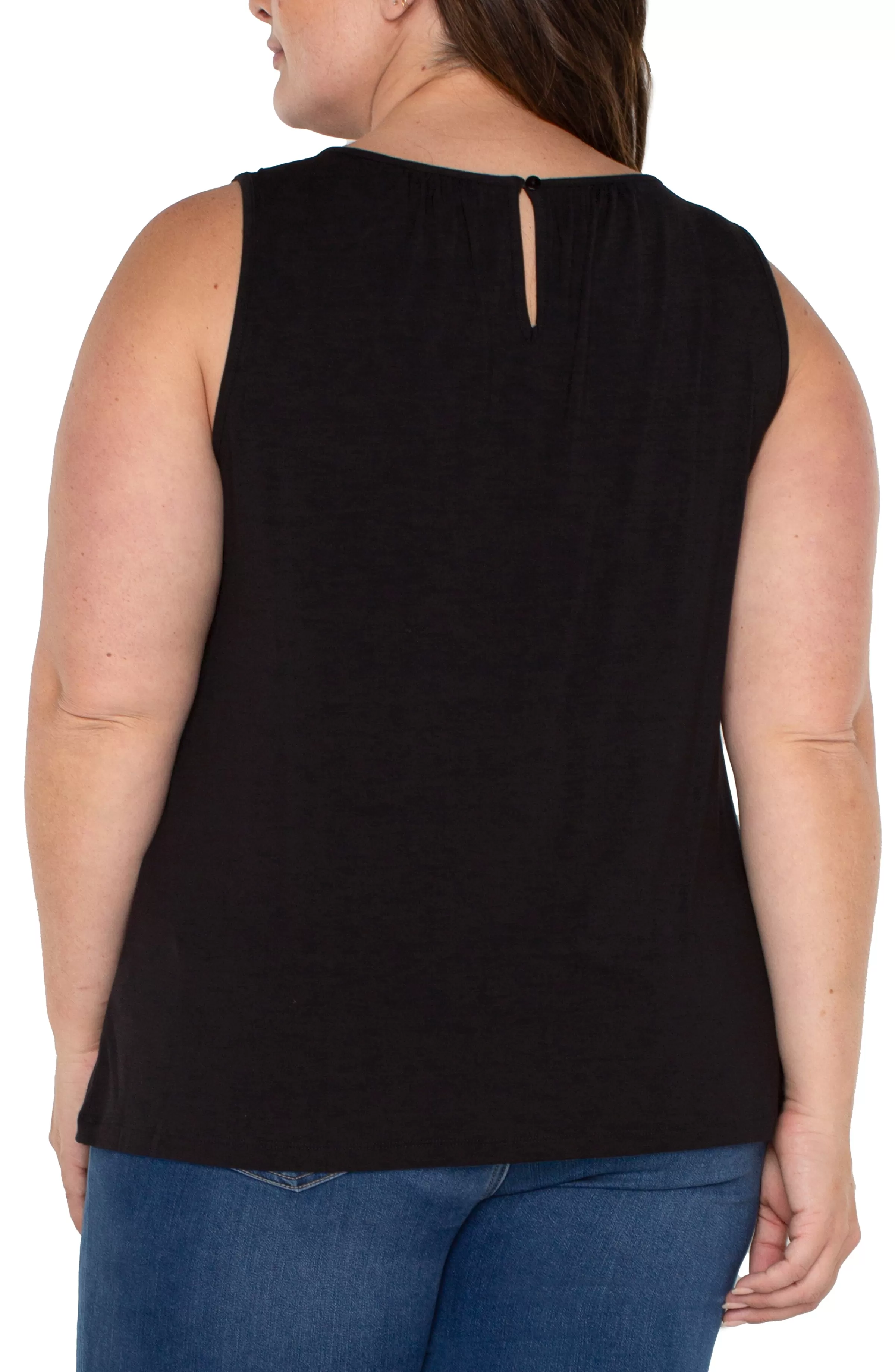 A-LINE SLEEVELESS KNIT TOP*Liverpool Los Angeles Best Sale