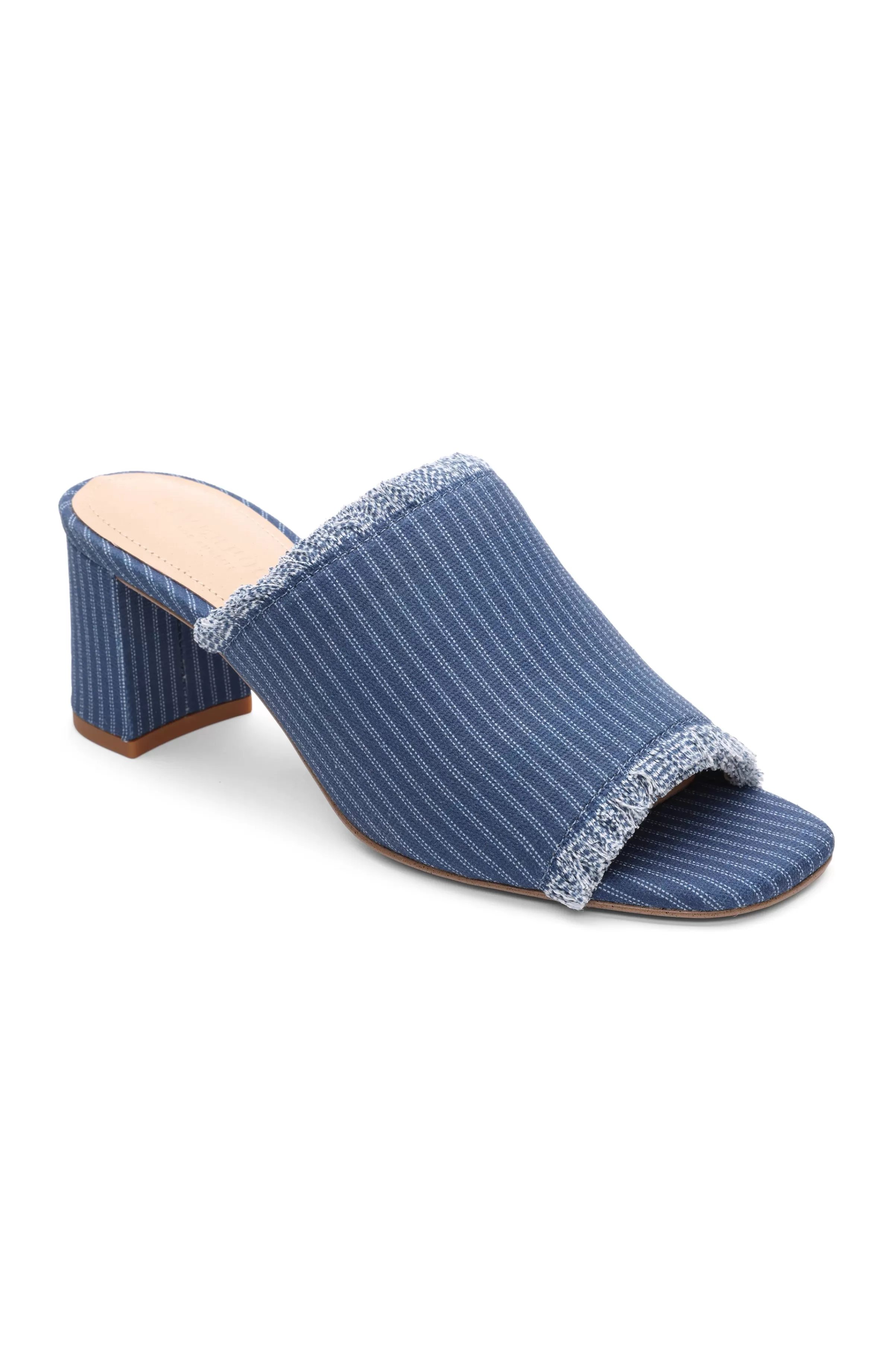 BREA FRINGE DENIM MULE*Liverpool Los Angeles Sale