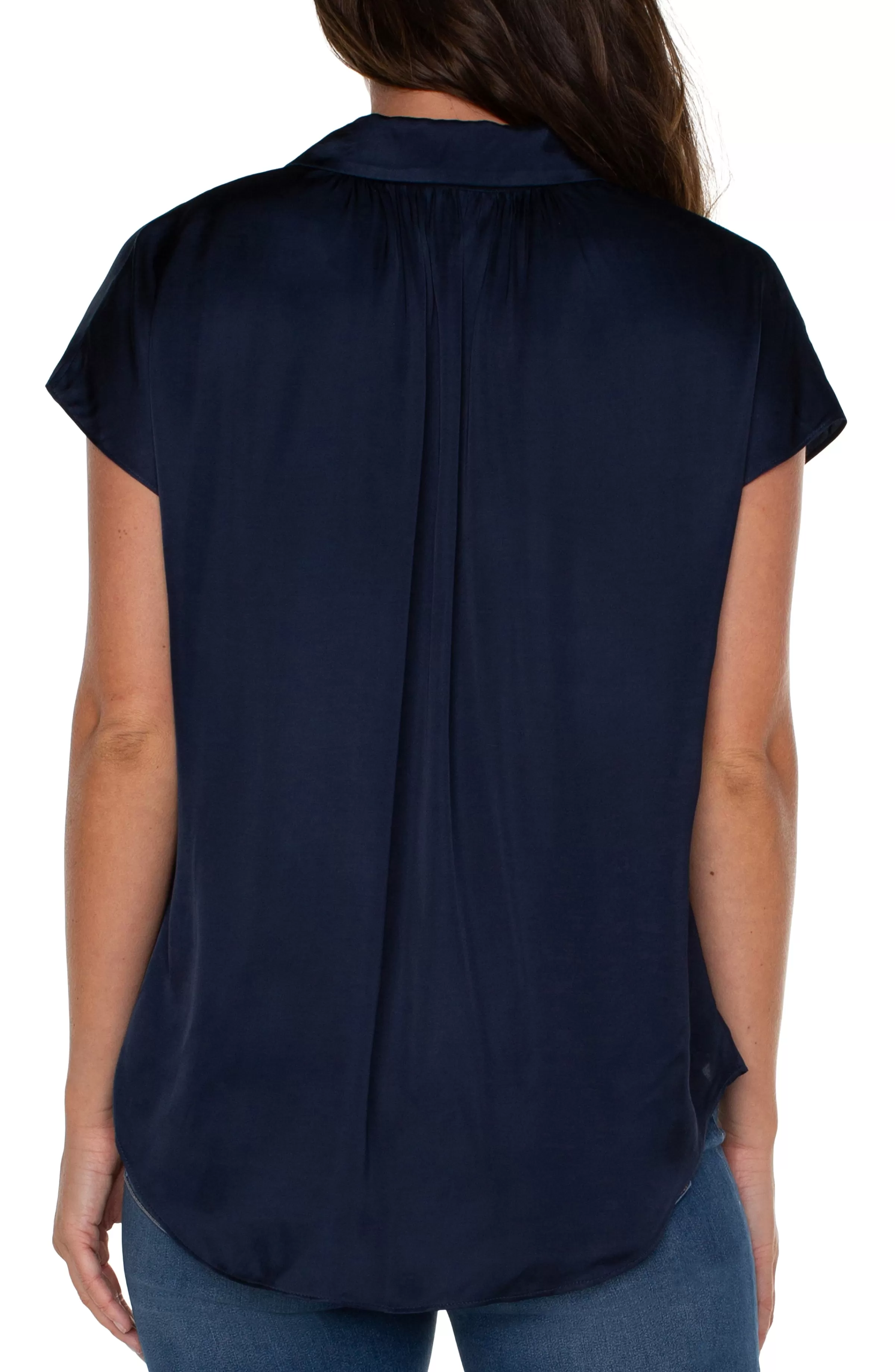 BUTTON FRONT DOLMAN SLEEVE BLOUSE*Liverpool Los Angeles Sale