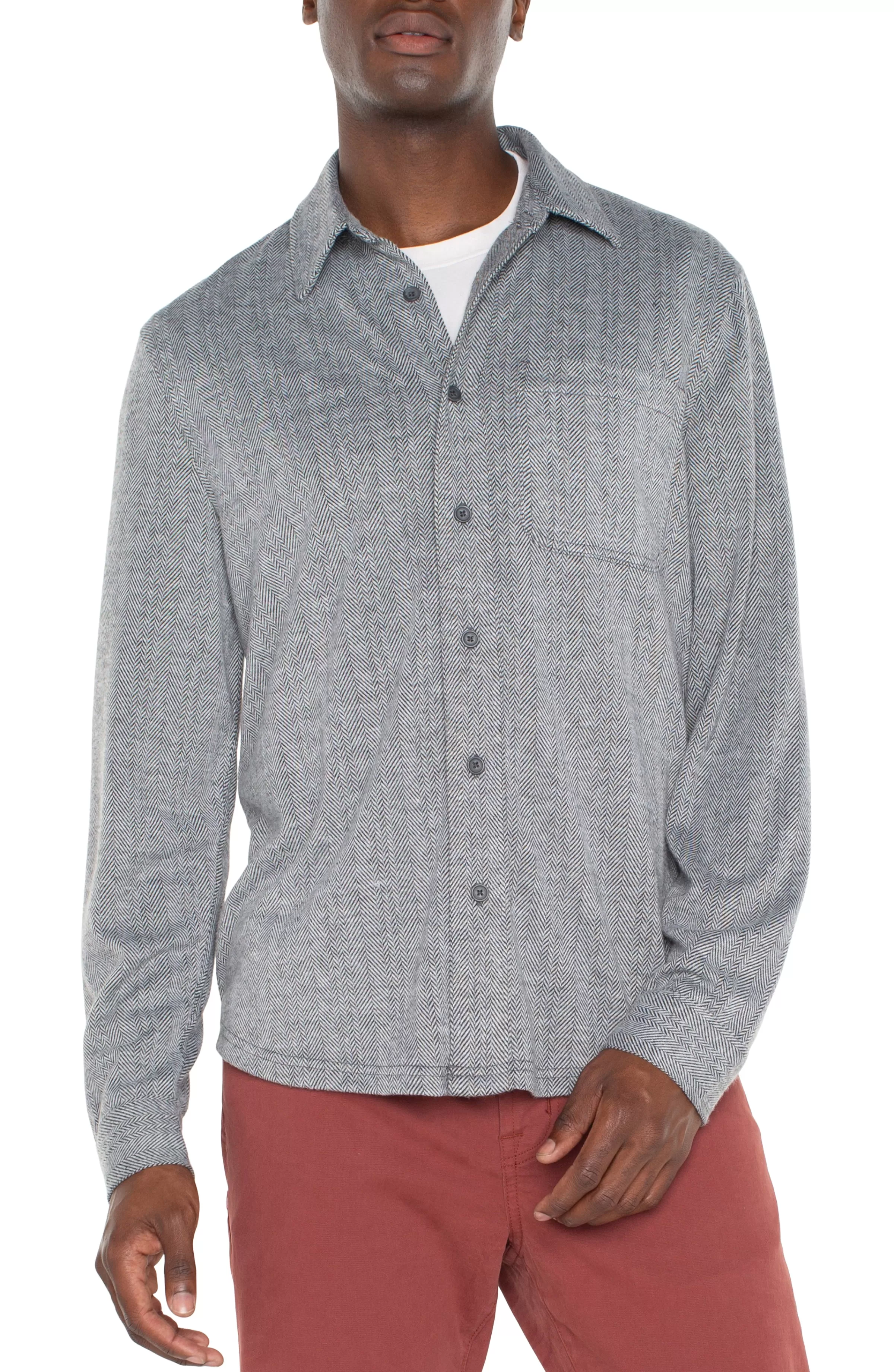 BUTTON UP LONG SLEEVE SHIRT*Liverpool Los Angeles Fashion