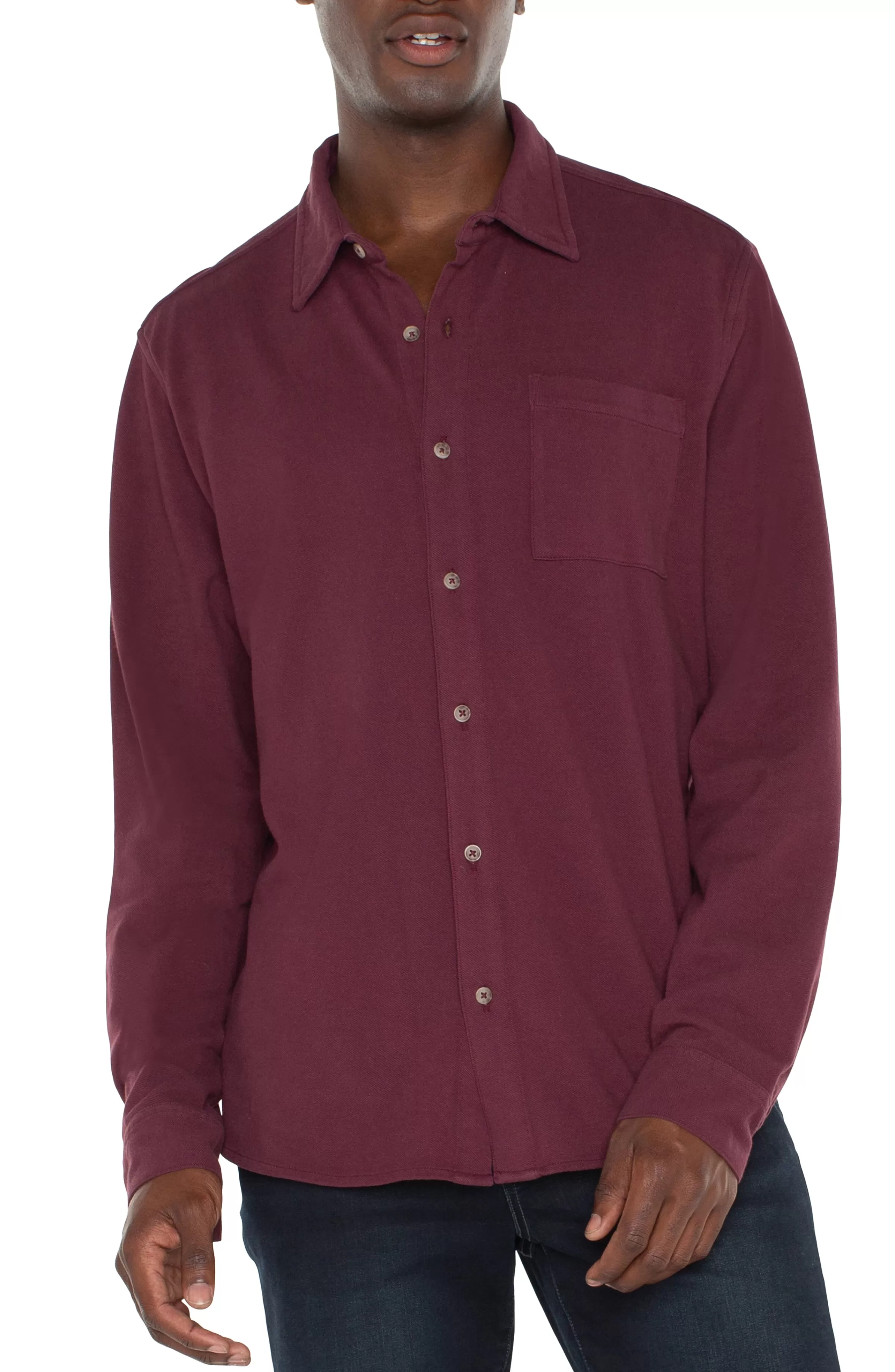 BUTTON UP LONG SLEEVE SHIRT*Liverpool Los Angeles Flash Sale