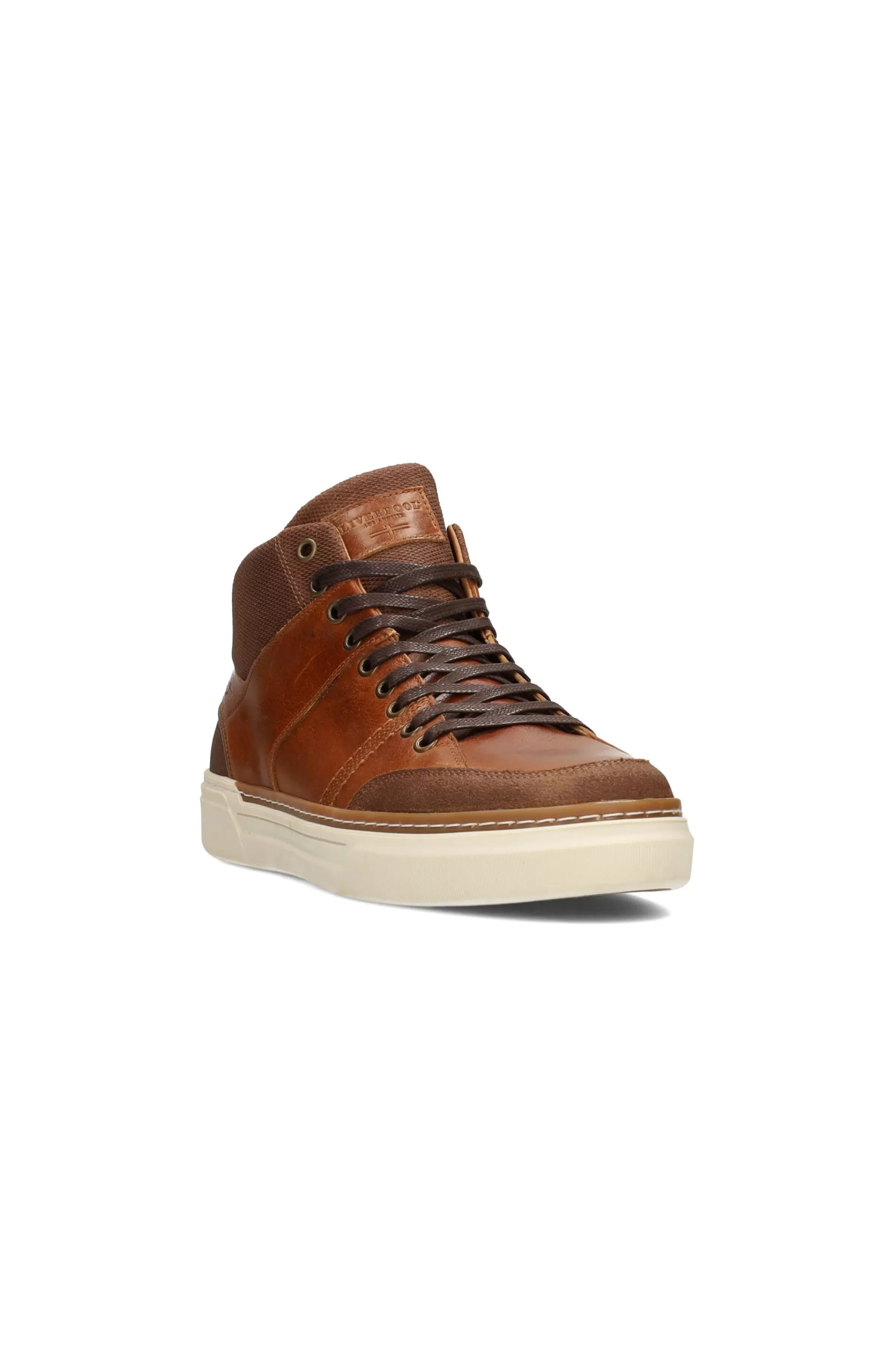 CITATION LEATHER HIGH TOP SNEAKER*Liverpool Los Angeles Clearance