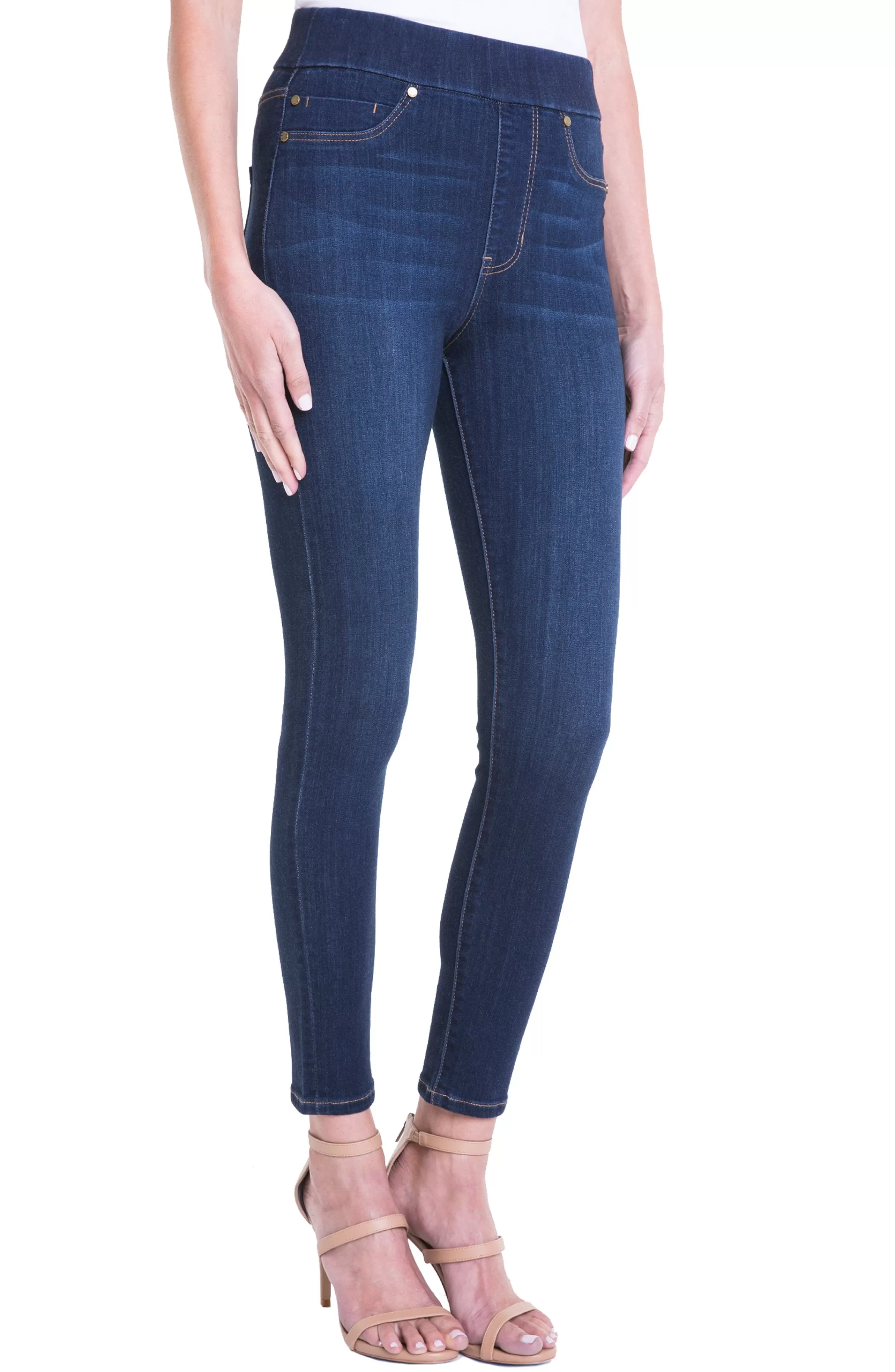 FARRAH HI-RISE PULL-ON ANKLE HIGH PERFORMANCE DENIM*Liverpool Los Angeles Discount