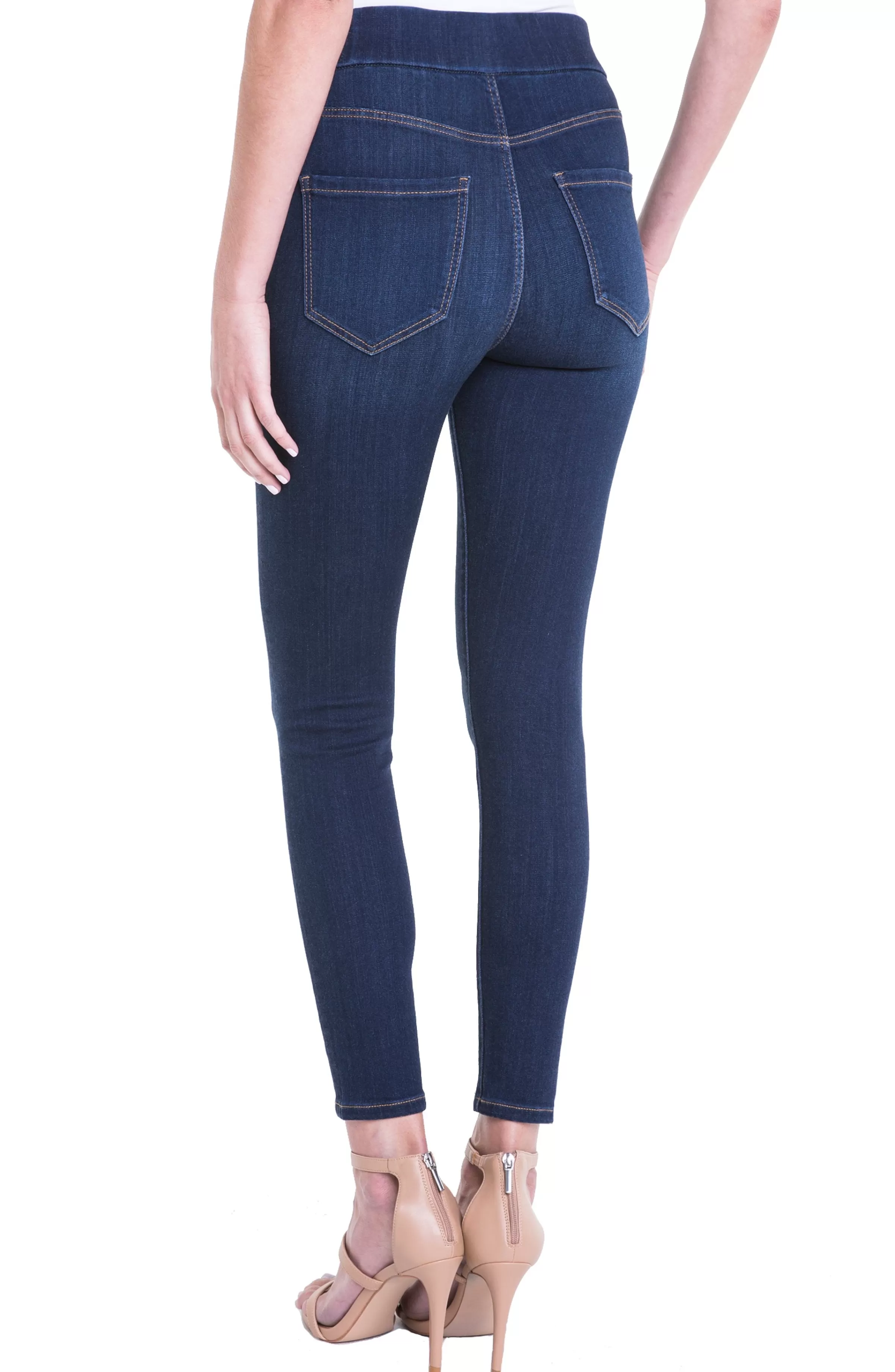 FARRAH HI-RISE PULL-ON ANKLE HIGH PERFORMANCE DENIM*Liverpool Los Angeles Discount