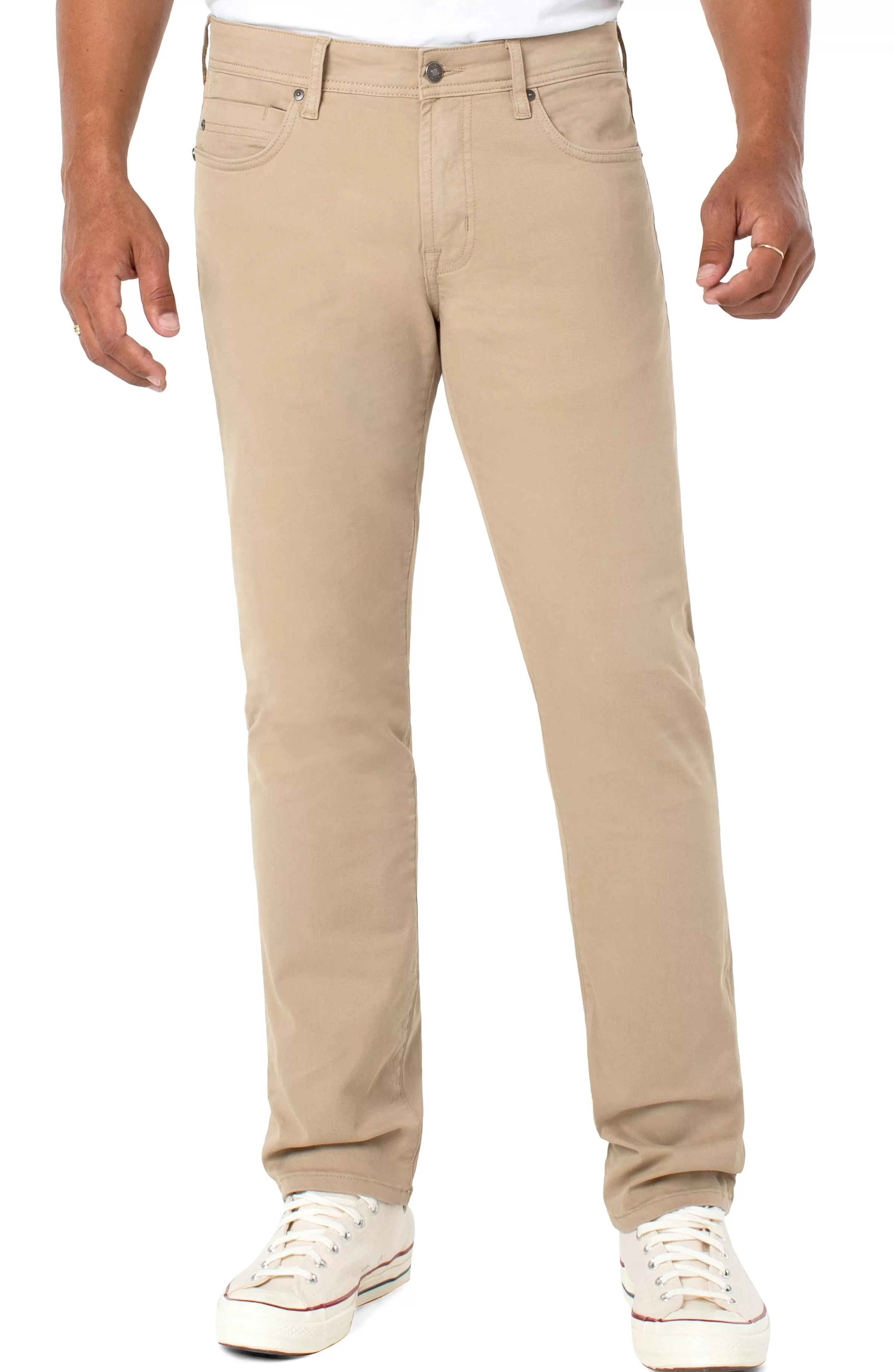 KINGSTON MODERN STRAIGHT PEACHED COLORED TWILL*Liverpool Los Angeles Discount