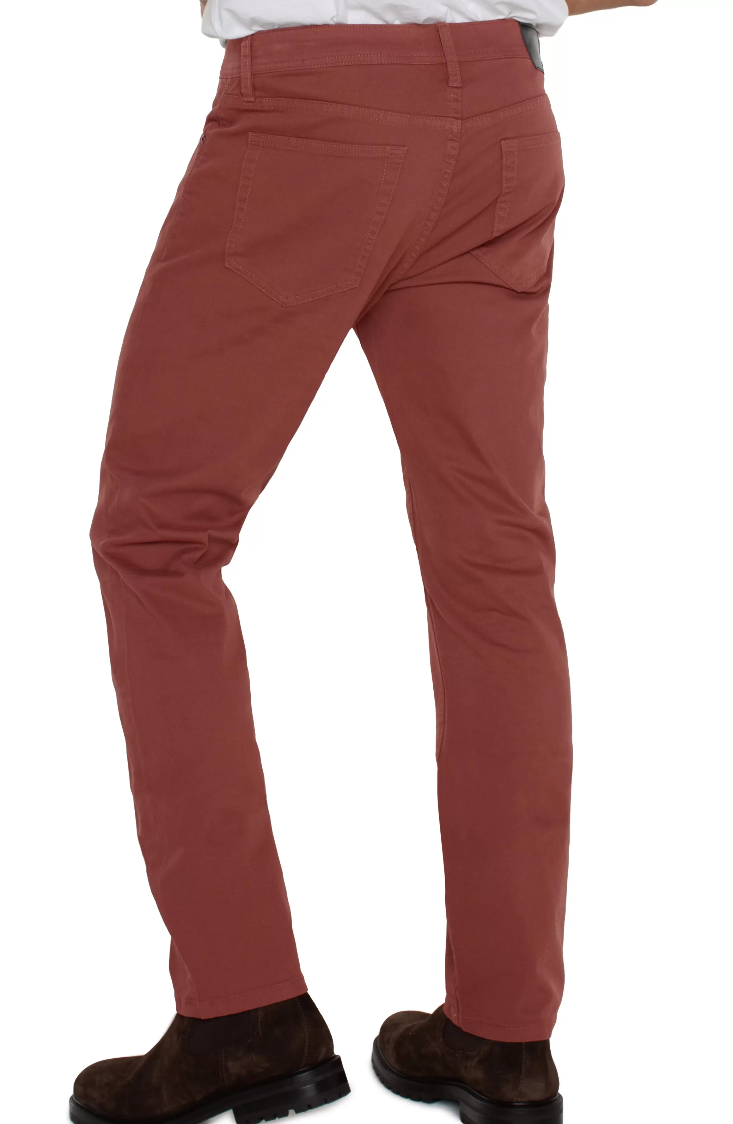 KINGSTON MODERN STRAIGHT PEACHED COLORED TWILL*Liverpool Los Angeles Flash Sale
