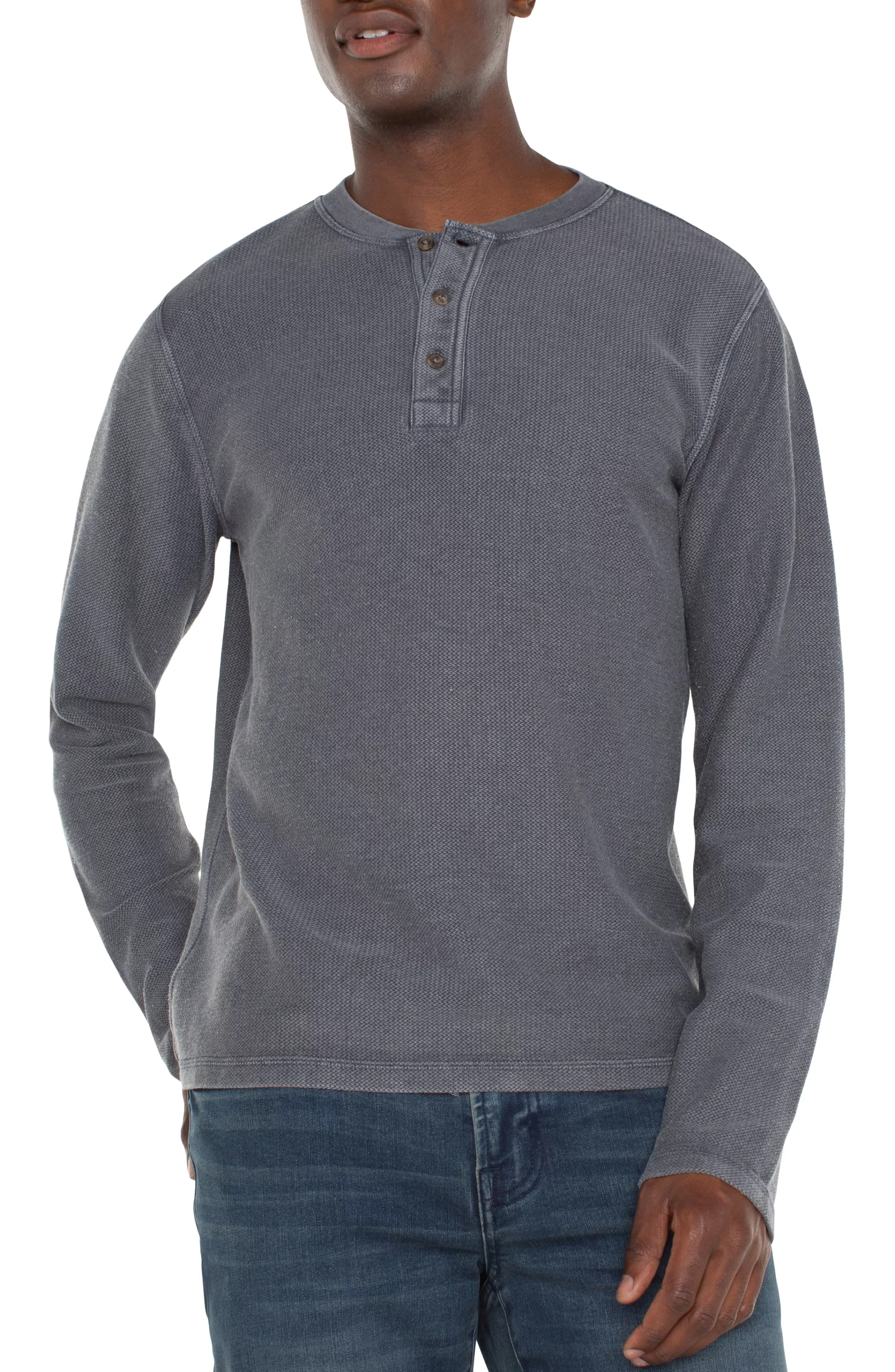 LONG SLEEVE HENLEY*Liverpool Los Angeles Online