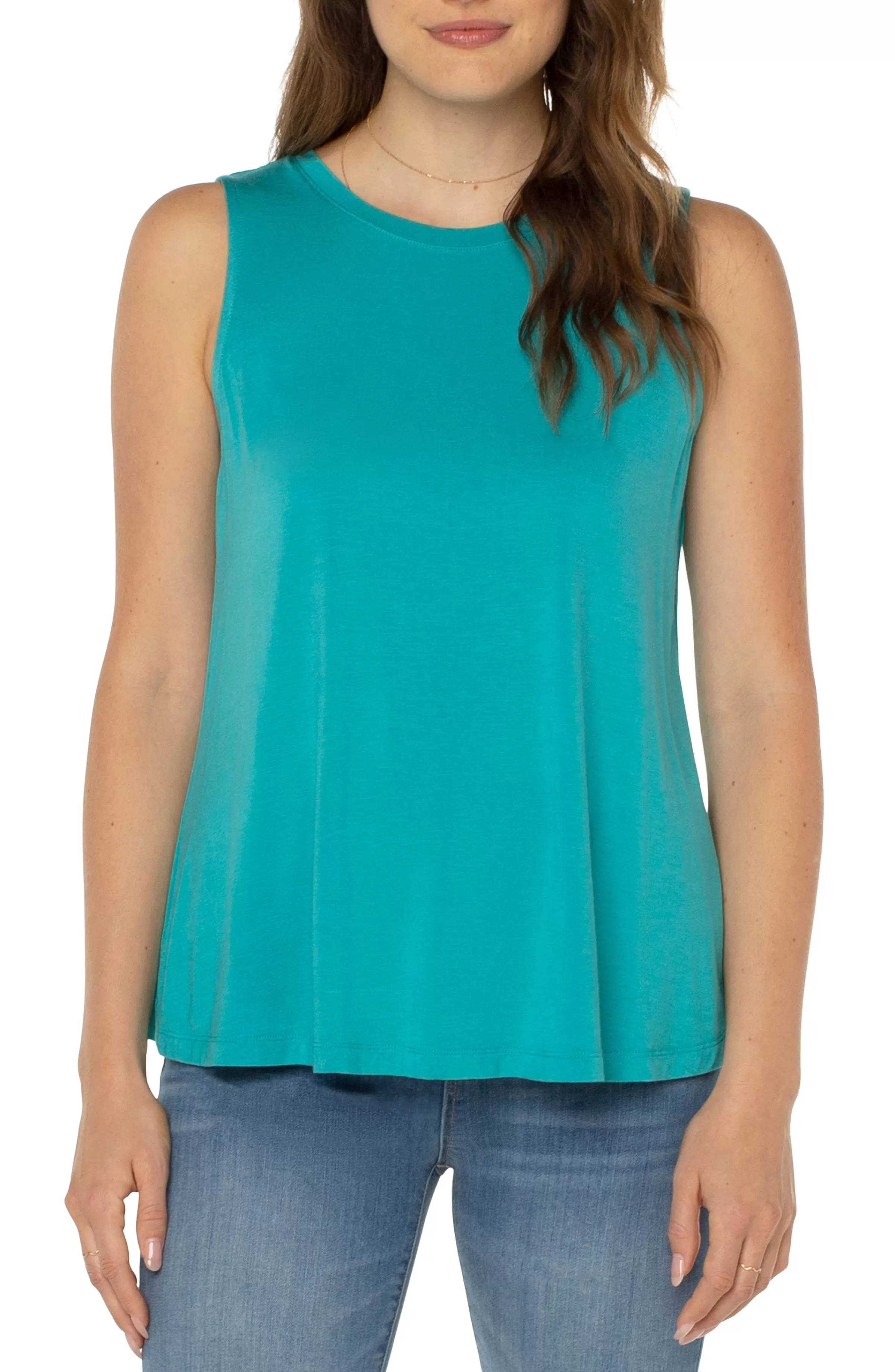 PETITE SLEEVELESS SCOOP NECK TANK*Liverpool Los Angeles Store