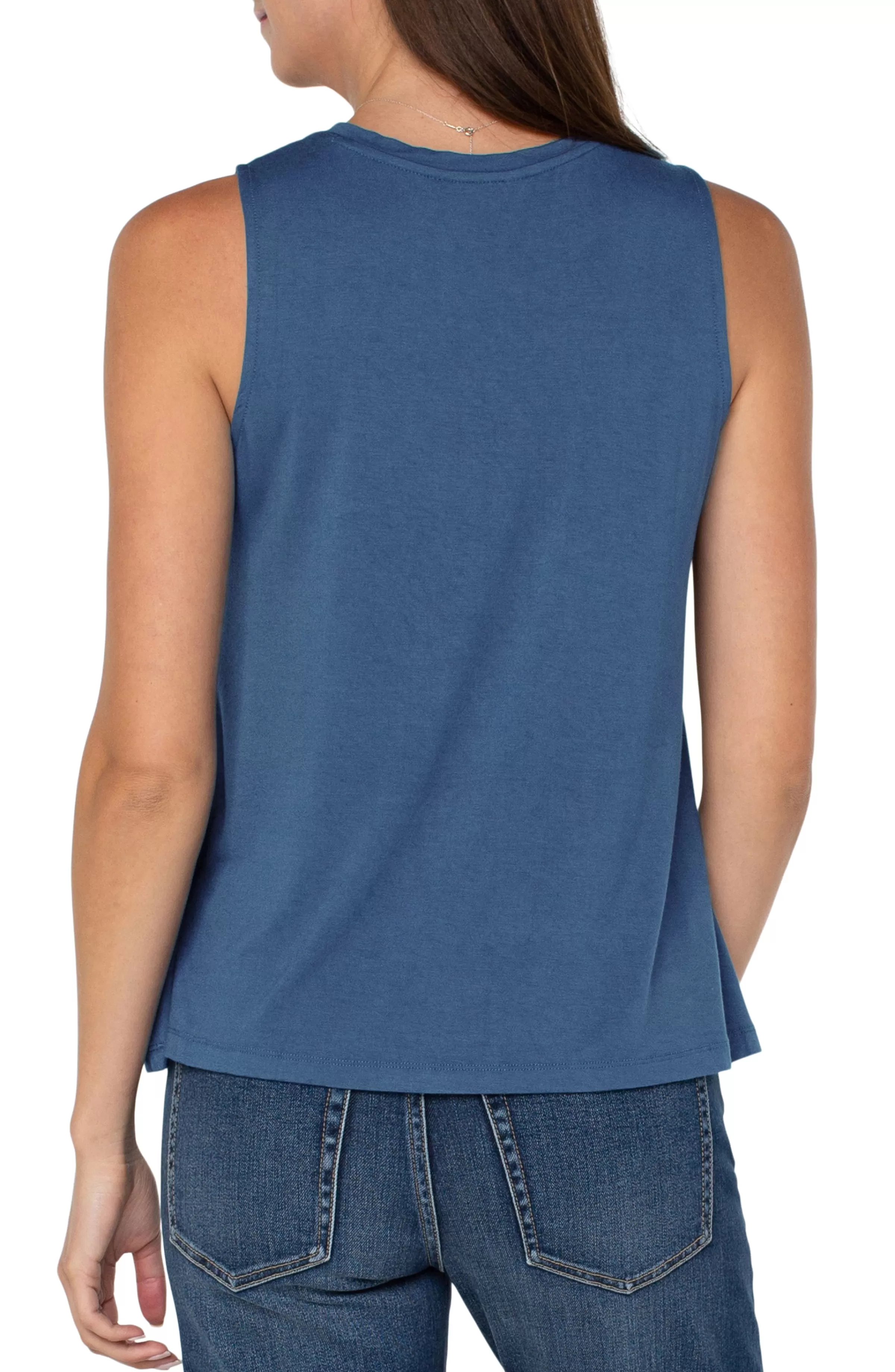 SLEEVELESS SCOOP NECK TANK*Liverpool Los Angeles Shop