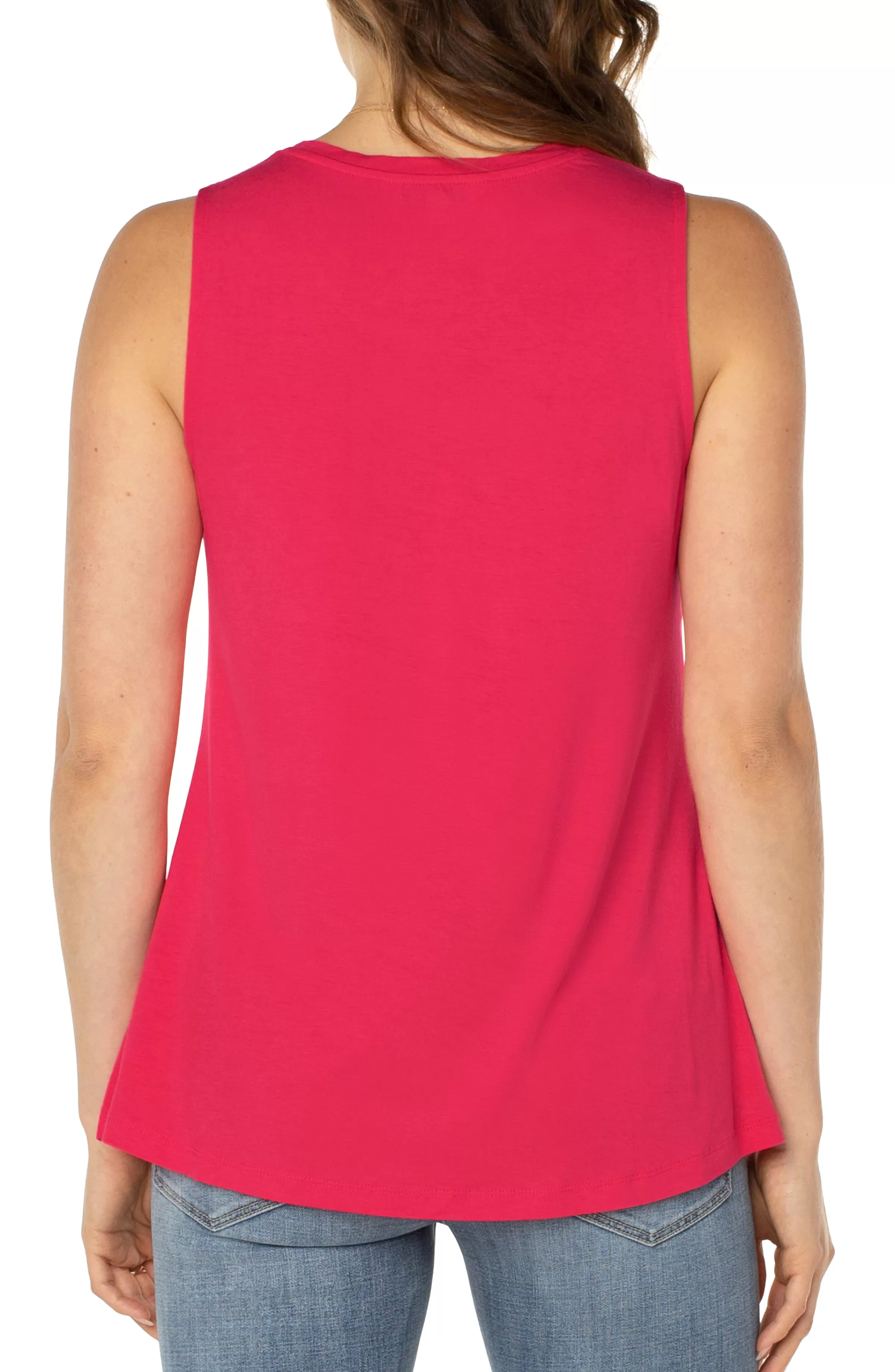 SLEEVELESS SCOOP NECK TANK*Liverpool Los Angeles Hot