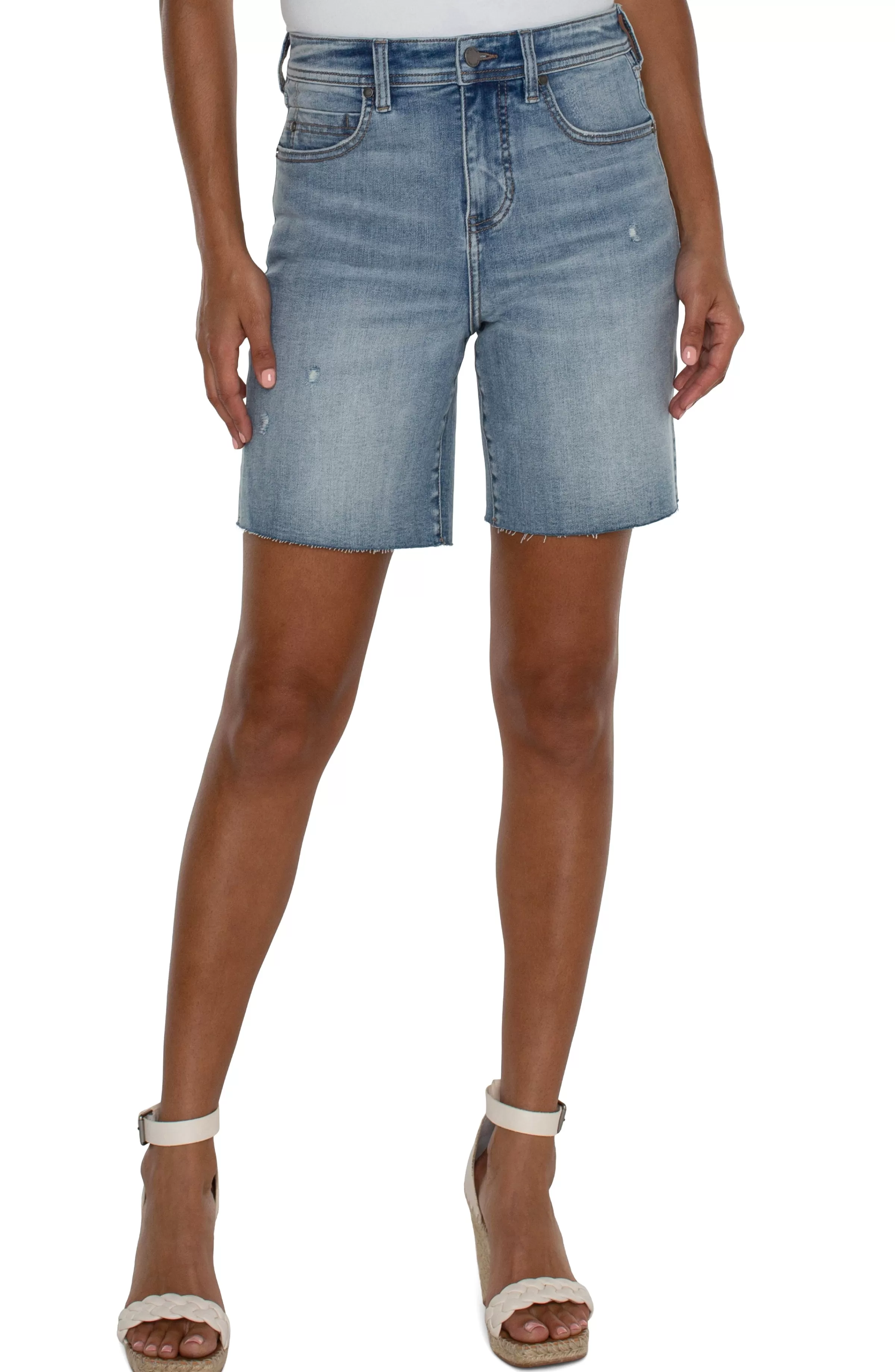 TUCKER HI-RISE ECO CUT OFF SHORT*Liverpool Los Angeles Flash Sale